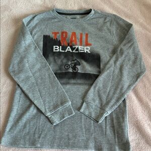 Gray Trail Blazer Long Sleeve Shirt